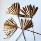 Golden palm leaf - small