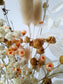 Fehér-barack mini szárazvirágcsokor
