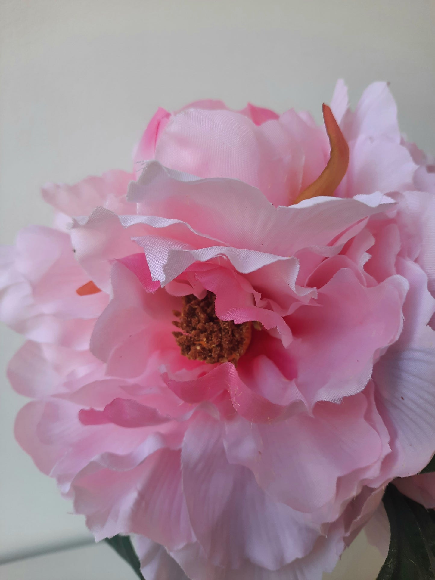 Pink bazsarózsa művirág csokor