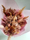 Puderbouquet aus Trockenblumen