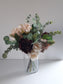 Naturgetreues Bouquet in Braun-Creme