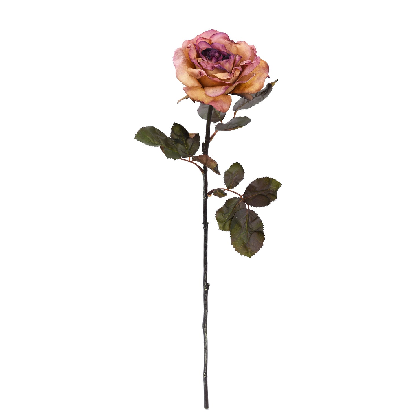 Antik rózsa selyemvirág 65 cm
