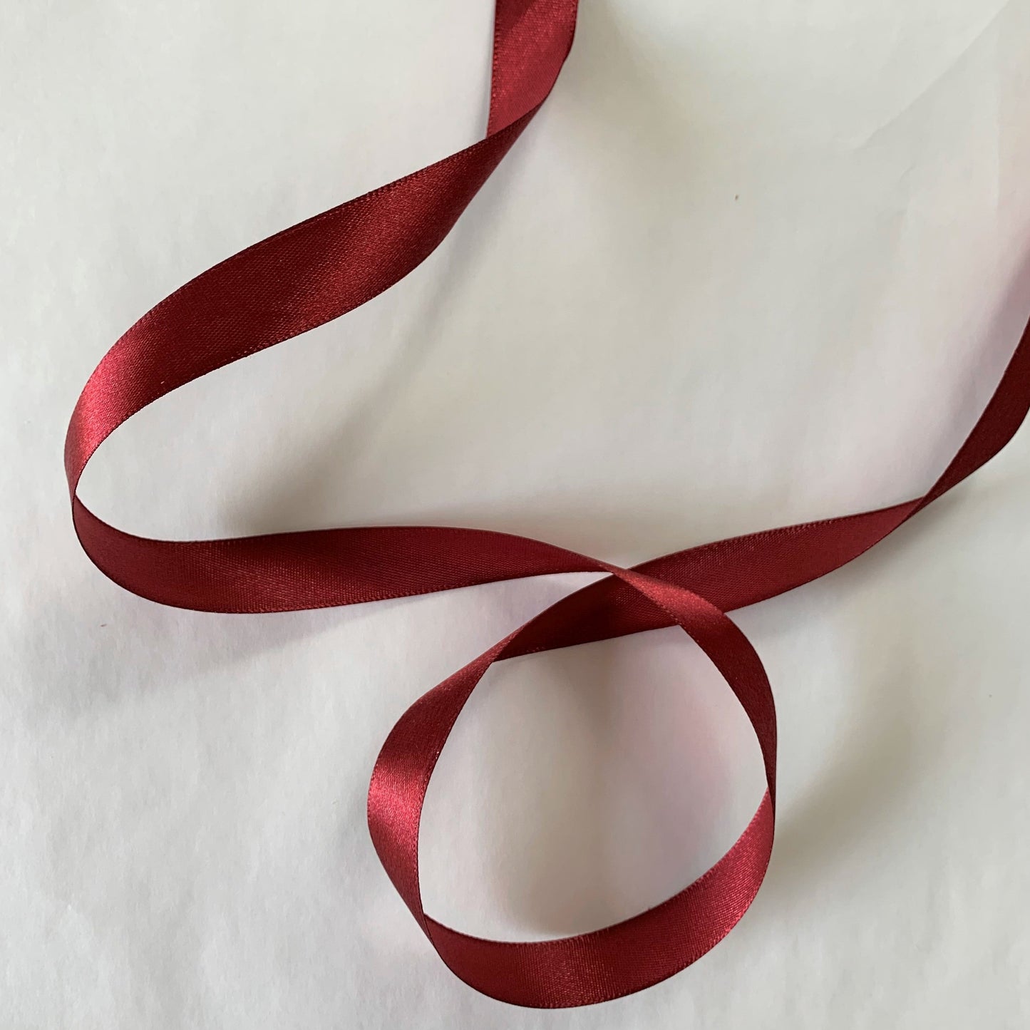 Satin ribbon - wine red 13 mm