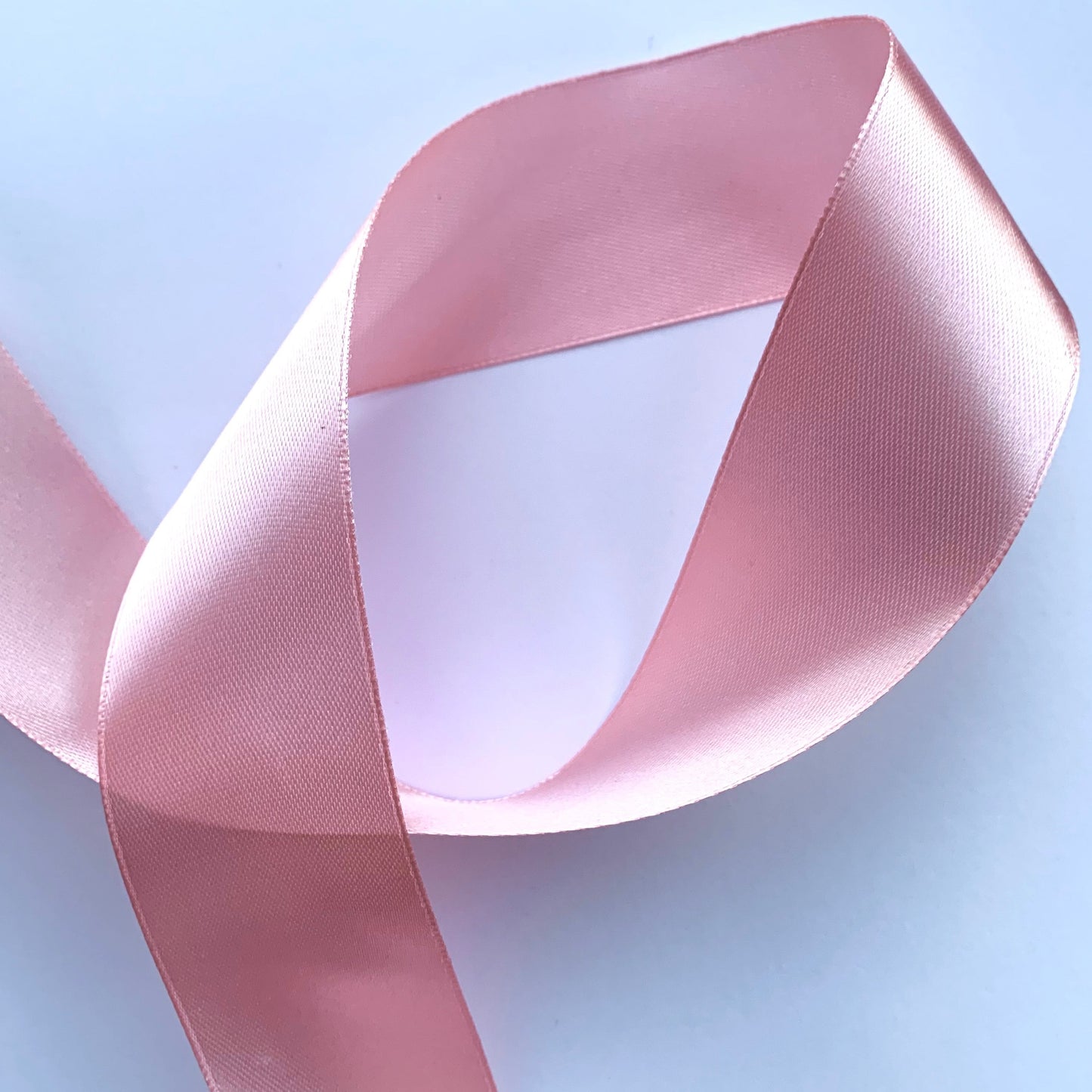 Satin ribbon - pink 20 mm